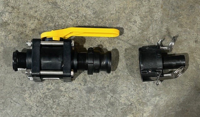 HydroSeeder Spray Gun Assembly - 1" FPT