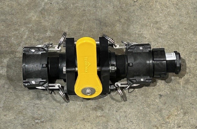HydroSeeder Spray Gun Quick Attach Assembly - 1" FPT