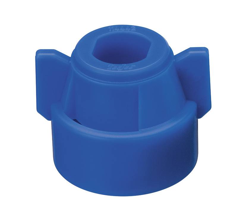 Blue / 114443-4-CELR / Quick TeeJet Cap w/ Gasket