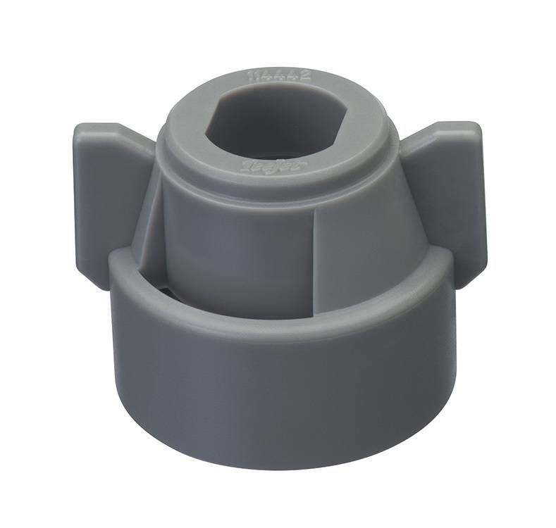 Gray / 114443-9-CELR / Quick TeeJet Cap w/ Gasket