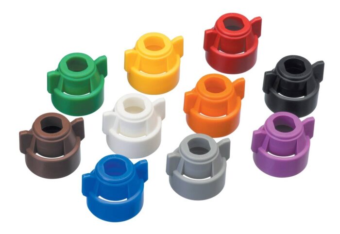 Yellow / 114443-6-CELR / Quick TeeJet Cap w/ Gasket