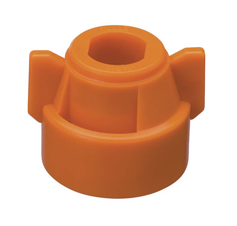 Orange / 114443-8-CELR / Quick TeeJet Cap w/ Gasket