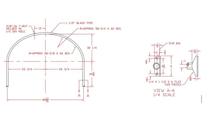 Norwesco 2610 V Bottom Tank Tie Down (Call for Quote)
