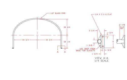 Norwesco 3210 V Bottom Tank Tie Down (Call for Quote)