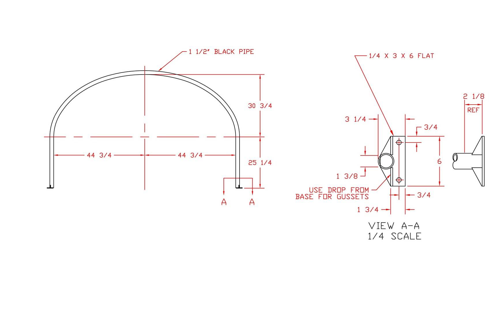 Norwesco 3210 V Bottom Tank Tie Down (Call for Quote)