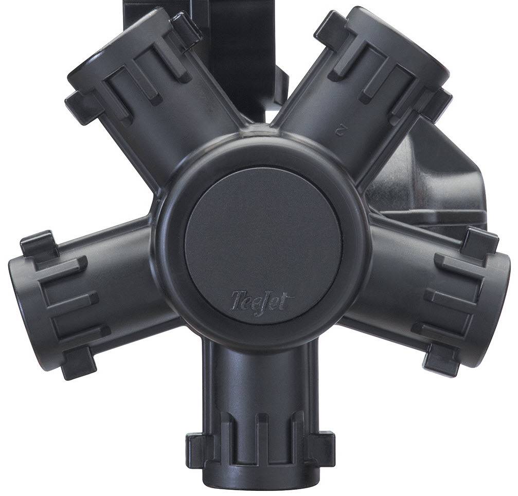 Teejet - QJ370 Compact Series - 5 Outlet Nozzle Body - 1/2" DOUBLE BARB