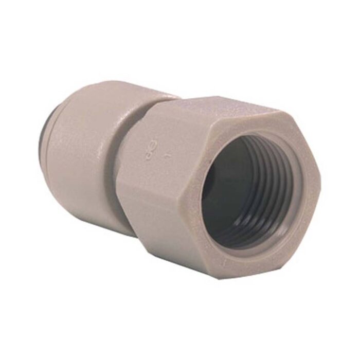 3/8" Push-In Gauge Tubing Fitting x 1/4" Female National Pipe Thread