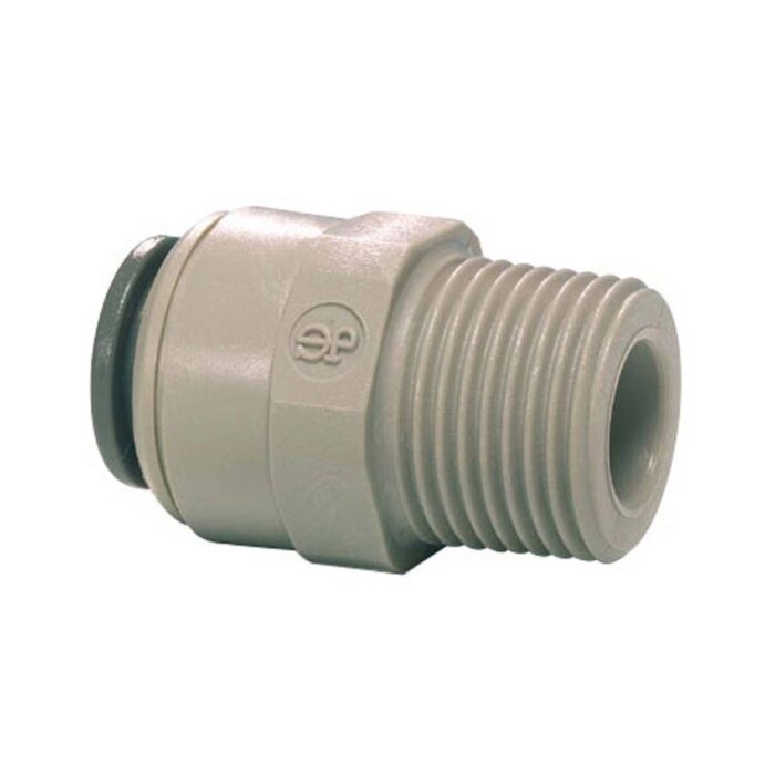 Push-In Fitting 1/4" OD Tubing x 3/8" Male Pipe Thread