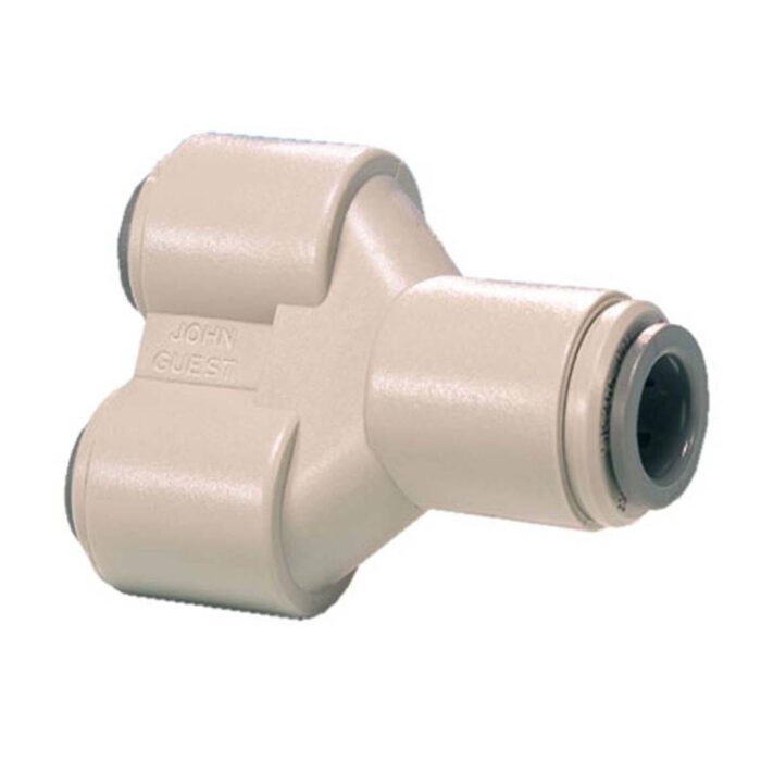 1/4" Push-In Plumbing Fitting for Gauge Tubing "Y" Connector