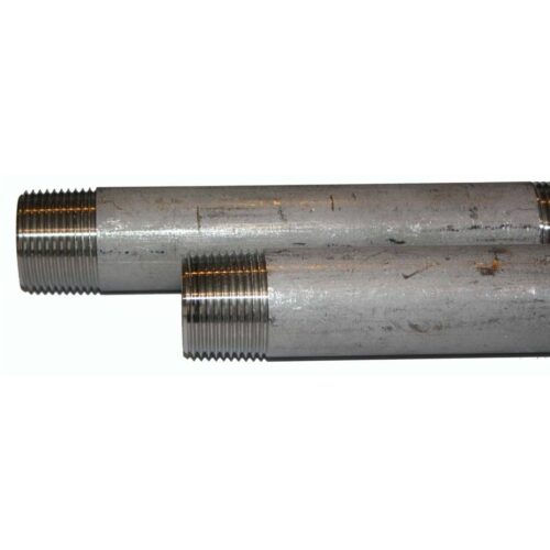 3/4" Male Pipe Thread Nipple - 4" Long - Stainless Steel
