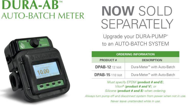 Dura Products Auto-Batch & Meter