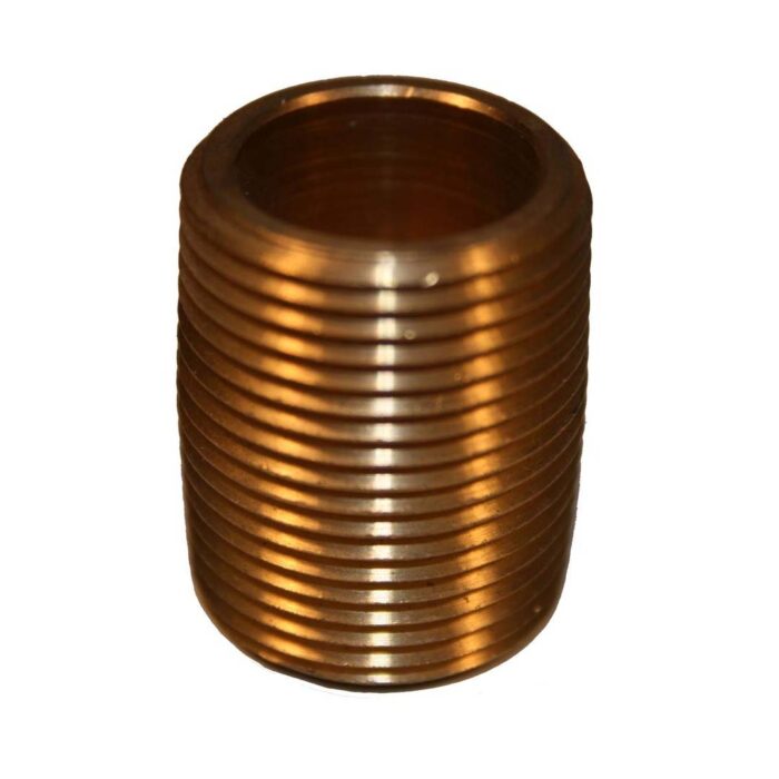 1/4" Male Pipe Thread Nipple x 3/4" Long - Brass