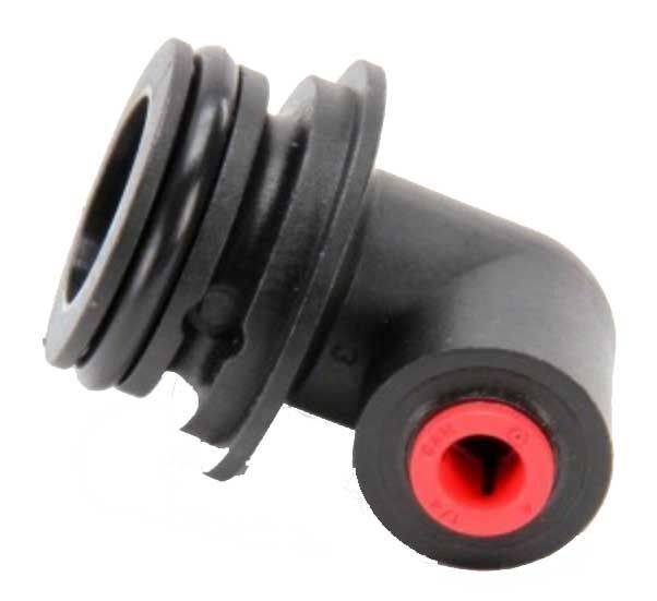Wilger Push-In Tube Elbow outlet