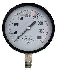 4" Anhydrous Ammonia Gauge - 400 PSI