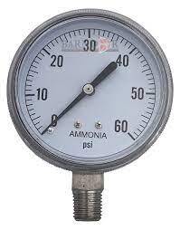 2-1/2" Anhydrous Ammonia Gauge - 60PSI