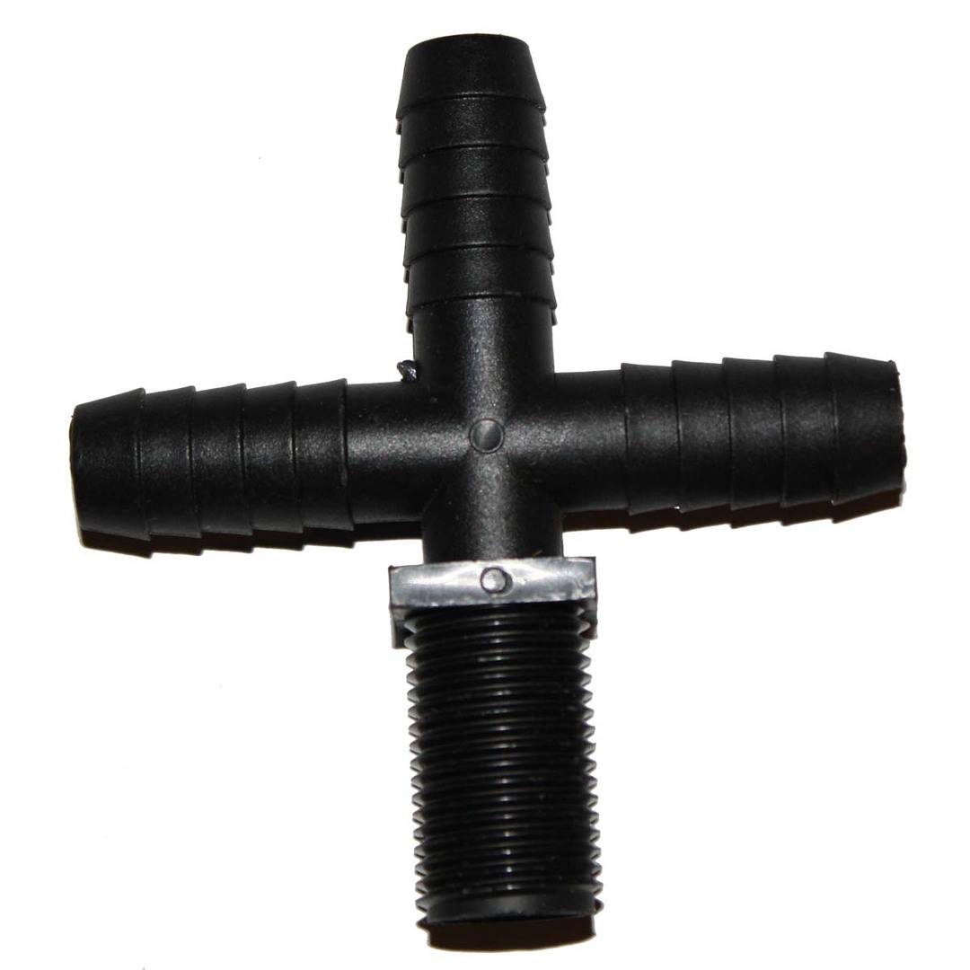 Nylon Nozzle Body Cross "X" - 3/4"