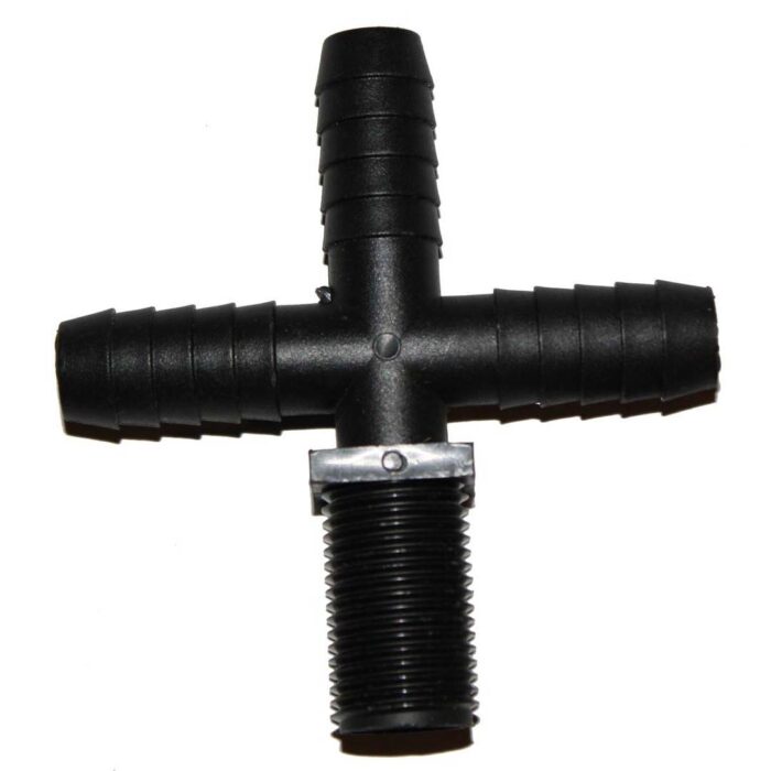 Nylon Nozzle Body Cross "X" - 3/8"