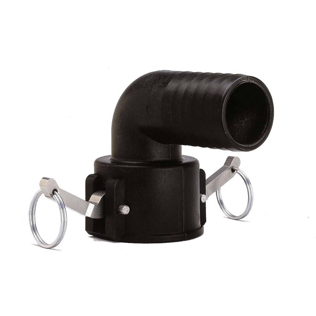 Part C 90 Degree - 2" Poly Quick Coupler