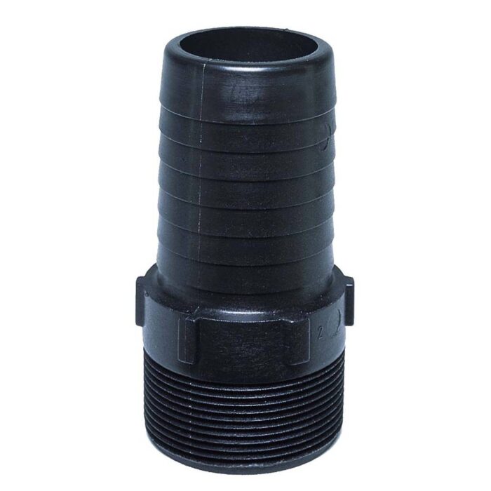 Poly 3/4" Male Pipe Thread x 1/2" Hose Barb