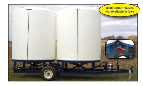 Portable Dual Cone Bottom Trailers 2500 & 3000 Gallon (Call for Quote)