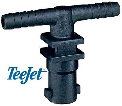 QJ100 - Quick TeeJet Nozzle Body - 3/8" DOUBLE BARB