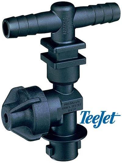 QJ200 - Quick TeeJet Nozzle Body/Check Valve - 3/8" DOUBLE BARB