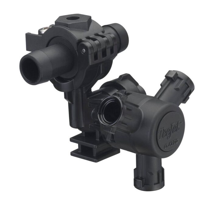 Teejet - QJ370 Compact Series - 3 Outlet Nozzle Body - 1/2" DOUBLE BARB