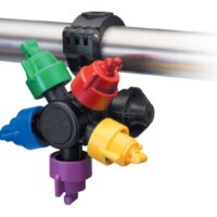 Teejet - QJ370 Compact Series - 3 Outlet Wet Boom Nozzle Body - 3/4" Pipe