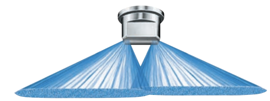 Teejet / TQ150-09-SS / Double Outlet Stainless Flat Spray Tip
