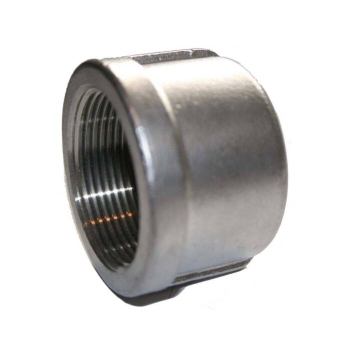 1-1/2" Female Pipe Thread Cap - Stainless Steel