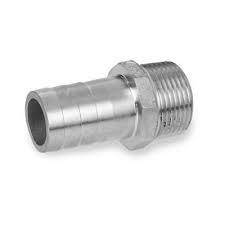 1-1/4" Male Pipe Thread x 1-1/4" Hose Barb - Stainless Steel